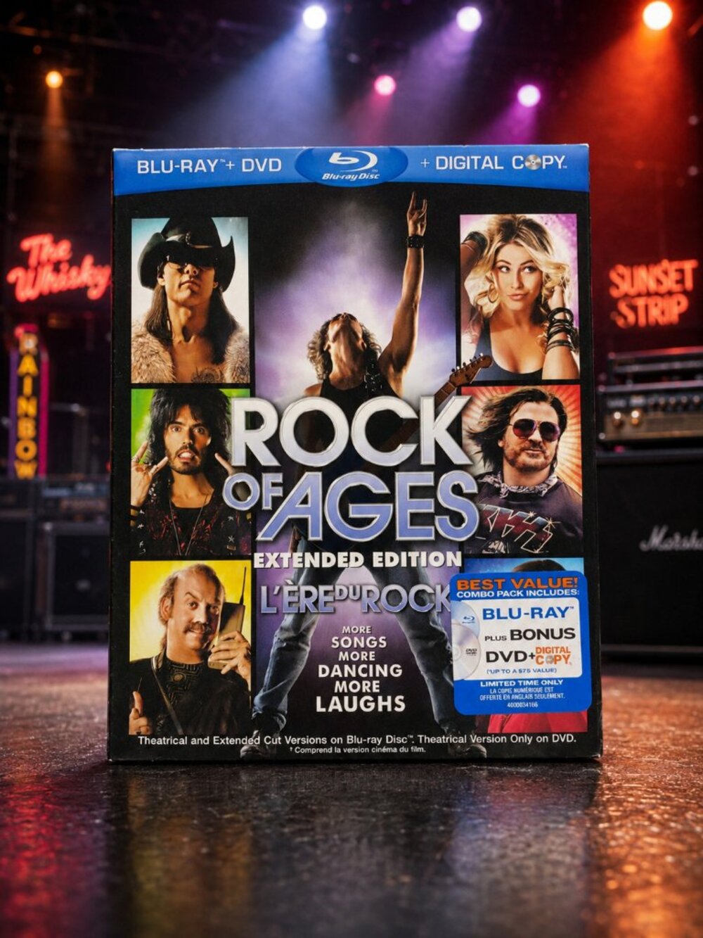 Rock of Ages (Blu-ray/DVD, Region A/1) Brand New Factory Sealed!